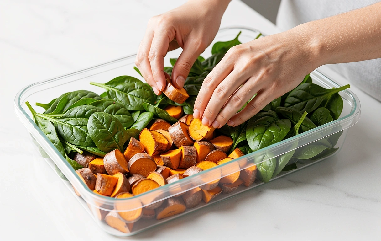 Preparación de comida saludable